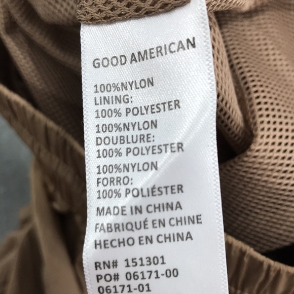 Good American Essential Nylon Track Pants Athletic Size 2 - Picture 5 of 11